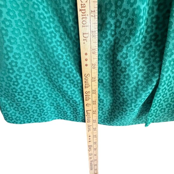 Maeve by Anthropologie Sleeveless Floral Print Blouse Top X-Small Green - Picture 4 of 9